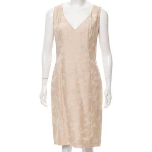 Salvatore Ferragamo Silk Blend Sleeveless Dress